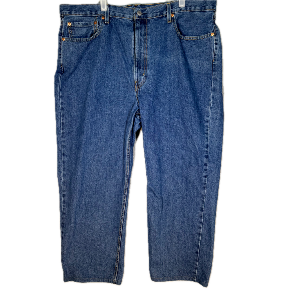 Levi’s 550 Men’s Jeans 42x30 Blue Denim Medium Wash Relaxed Fit Straight Leg